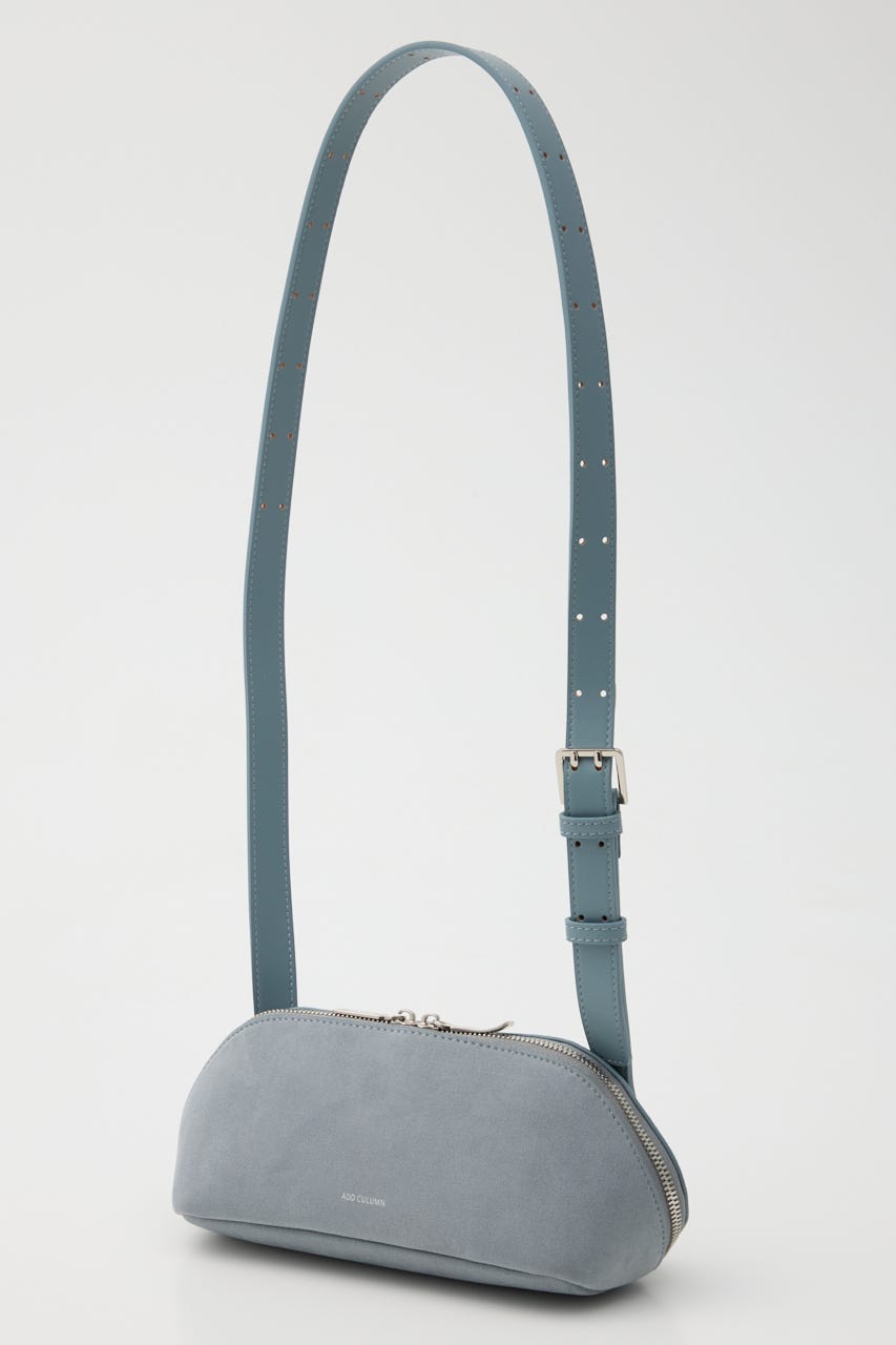 【ADD CULUMN】FIGRE ボディバッグ S SUEDE BLU FREE