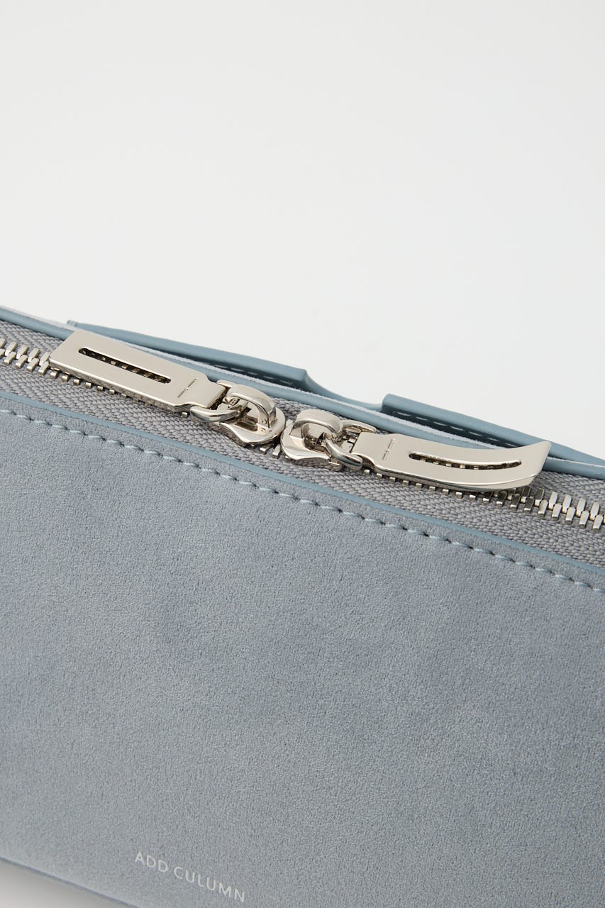【ADD CULUMN】FIGRE ボディバッグ S SUEDE BLU FREE