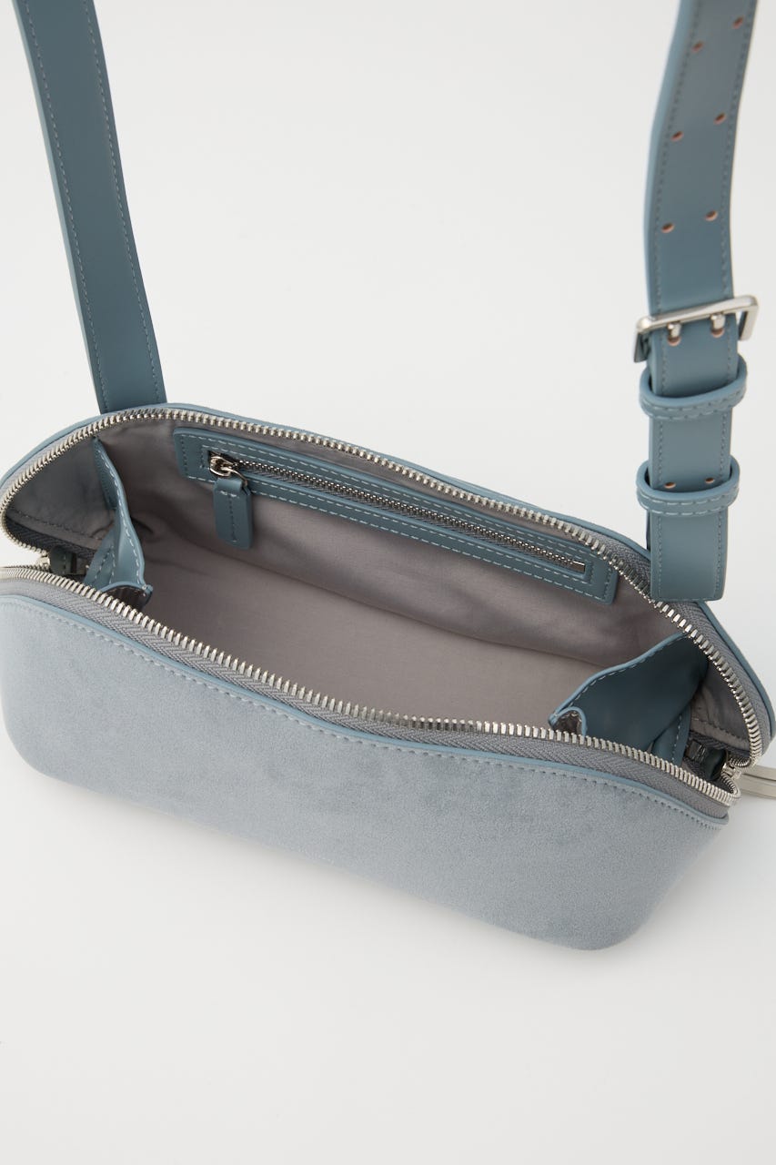 【ADD CULUMN】FIGRE ボディバッグ S SUEDE BLU FREE