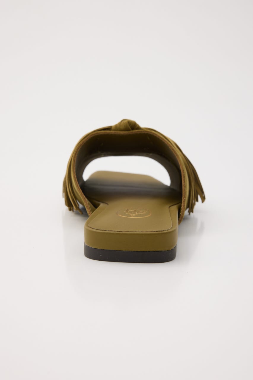 【ASH】BRIGITTE フリンジサンダル KHA 40