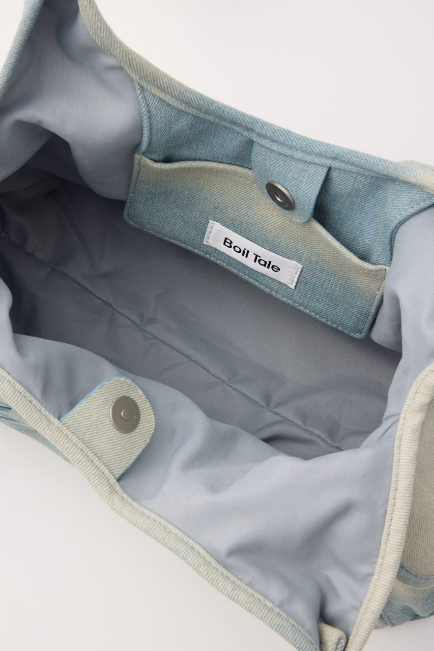 【Boil Tale】MEGAN COTTON バッグ BLU FREE