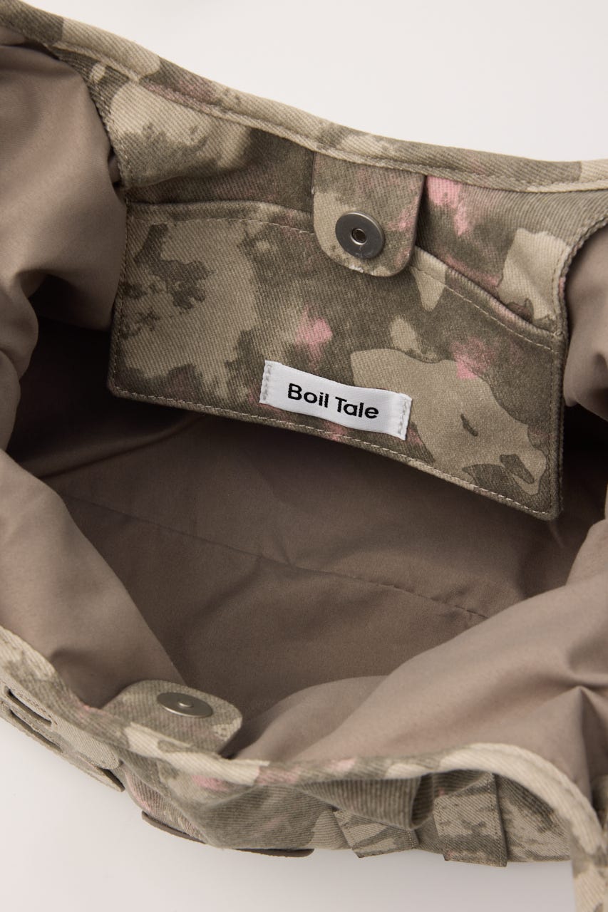 【Boil Tale】MEGAN COTTON バッグ KHA FREE