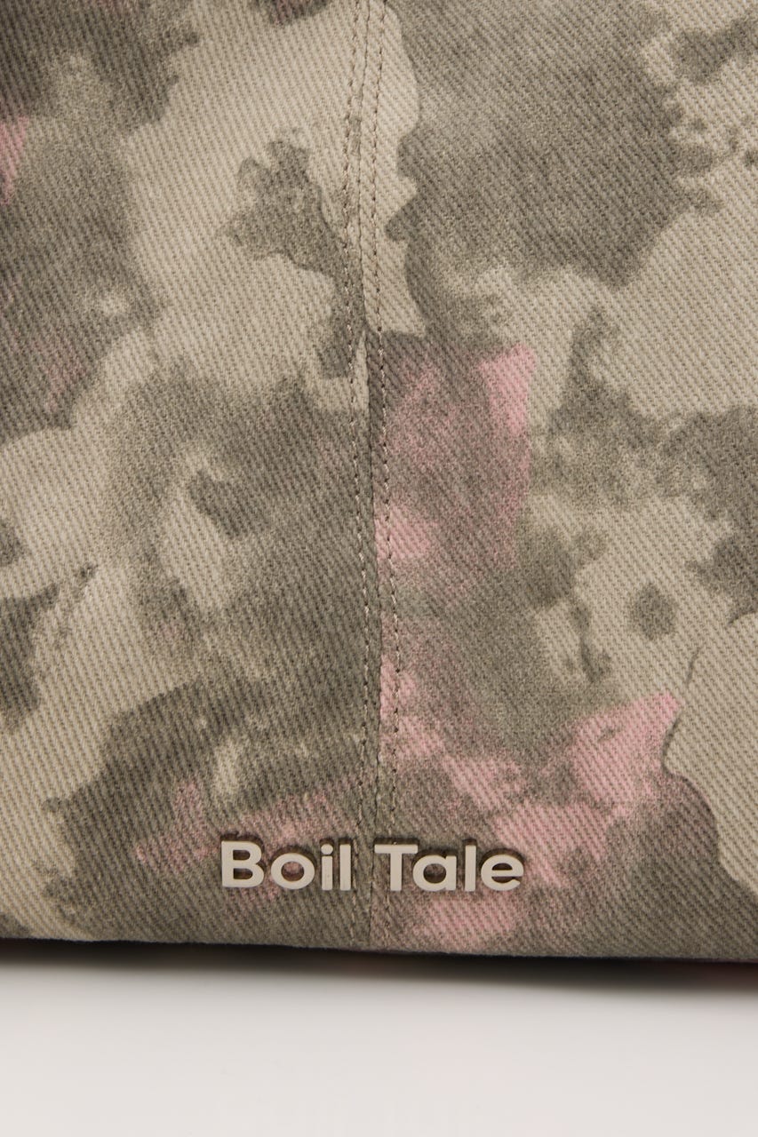 【Boil Tale】MEGAN COTTON バッグ KHA FREE