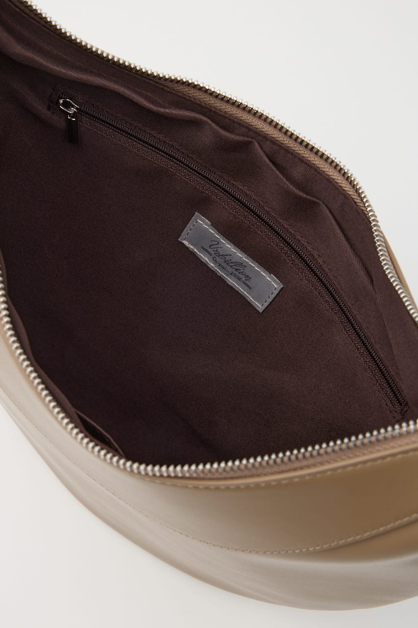 【SHEL'TTER SELECT】ハーフムーンコードハンドルショルダーバッグ BRN FREE