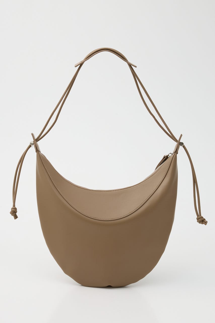 【SHEL'TTER SELECT】ハーフムーンコードハンドルショルダーバッグ BRN FREE