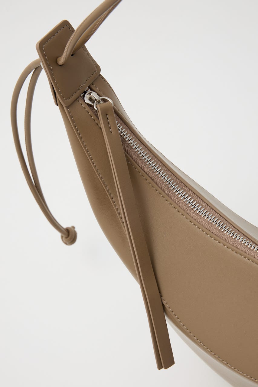 【SHEL'TTER SELECT】ハーフムーンコードハンドルショルダーバッグ BRN FREE