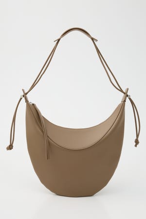 【SHEL'TTER SELECT】ハーフムーンコードハンドルショルダーバッグ