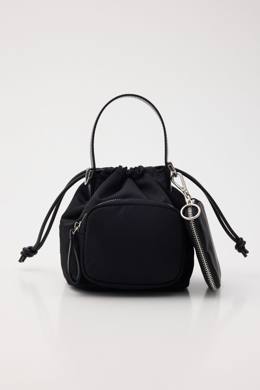 【SHEL'TTER SELECT】アクセポーチ付ナイロントートバッグ BLK FREE