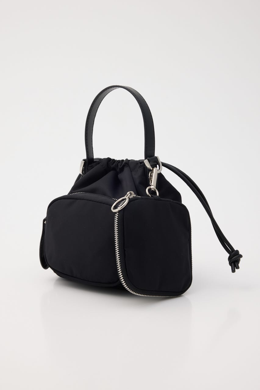 【SHEL'TTER SELECT】アクセポーチ付ナイロントートバッグ BLK FREE