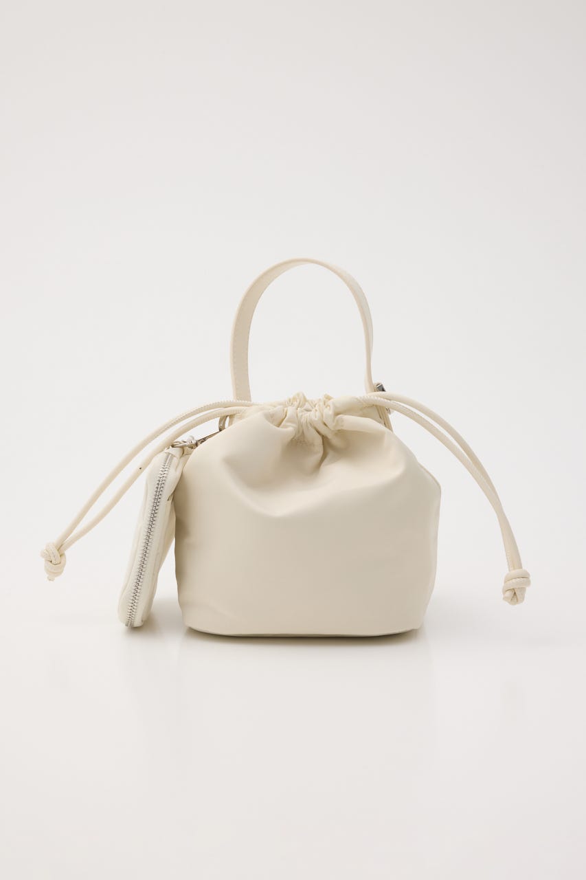 【SHEL'TTER SELECT】アクセポーチ付ナイロントートバッグ IVOY FREE