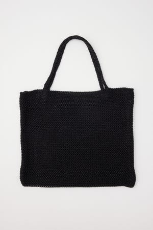 【SHEL'TTER SELECT】ラメ糸編みトートバッグ