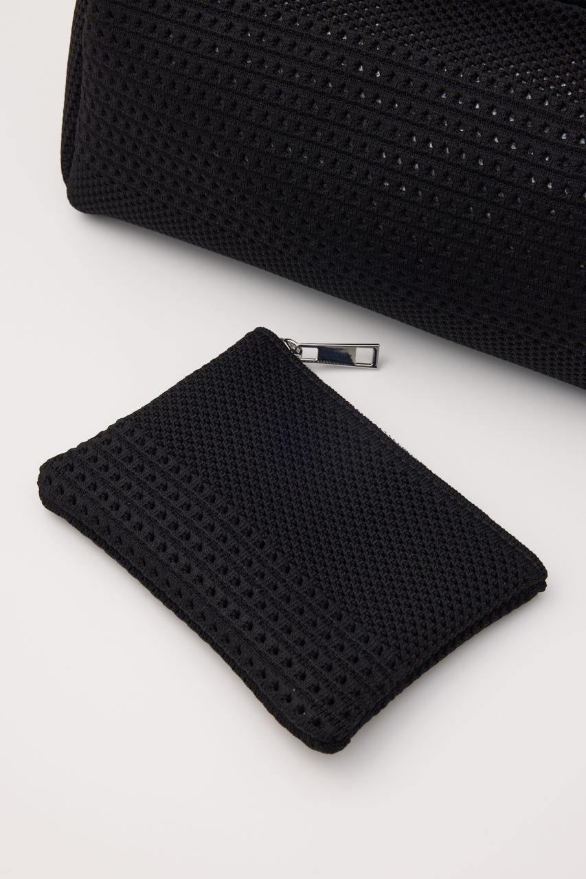 【SHEL'TTER SELECT】ソフトメッシュキューブバッグ BLK FREE