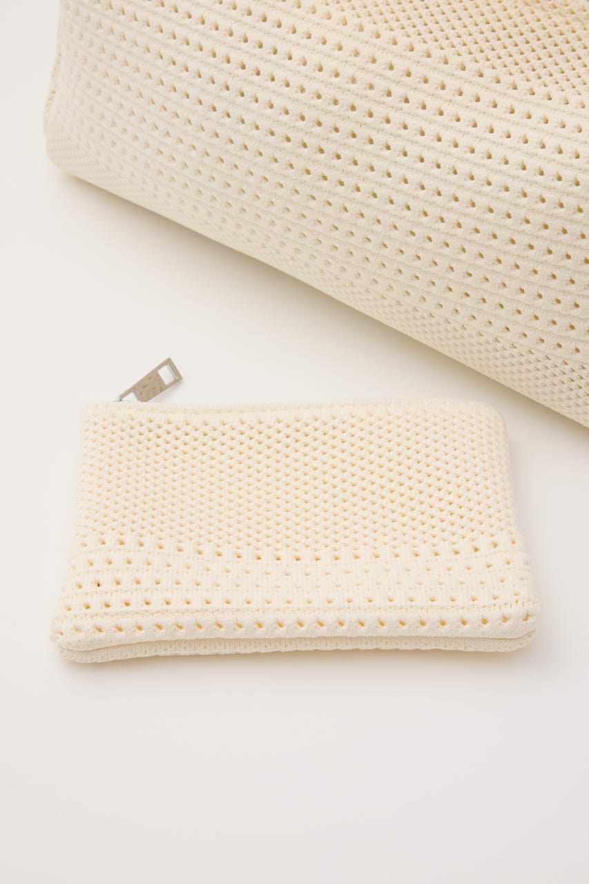 【SHEL'TTER SELECT】ソフトメッシュキューブバッグ IVOY FREE