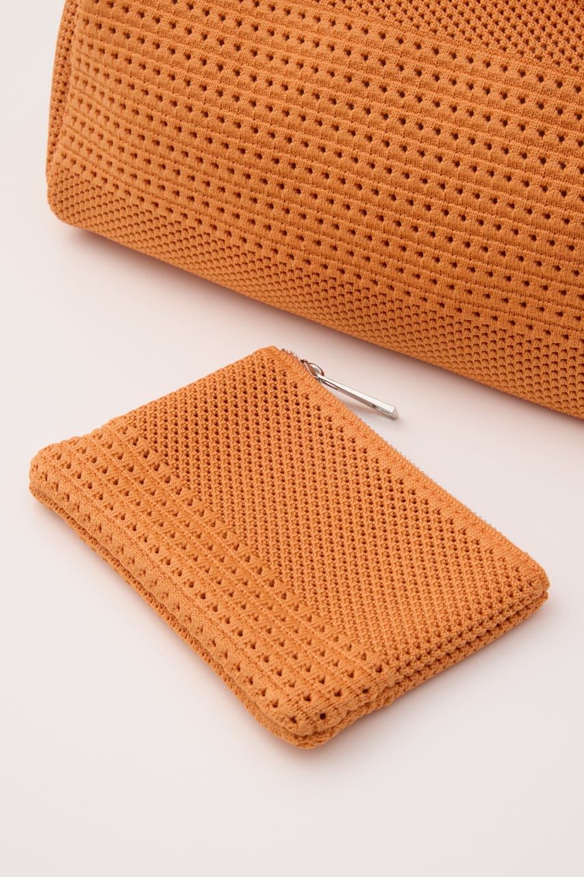 【SHEL'TTER SELECT】ソフトメッシュキューブバッグ ORG FREE