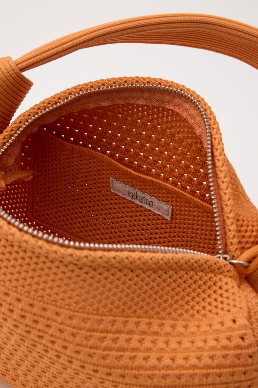 【SHEL'TTER SELECT】ソフトメッシュキューブバッグ ORG FREE