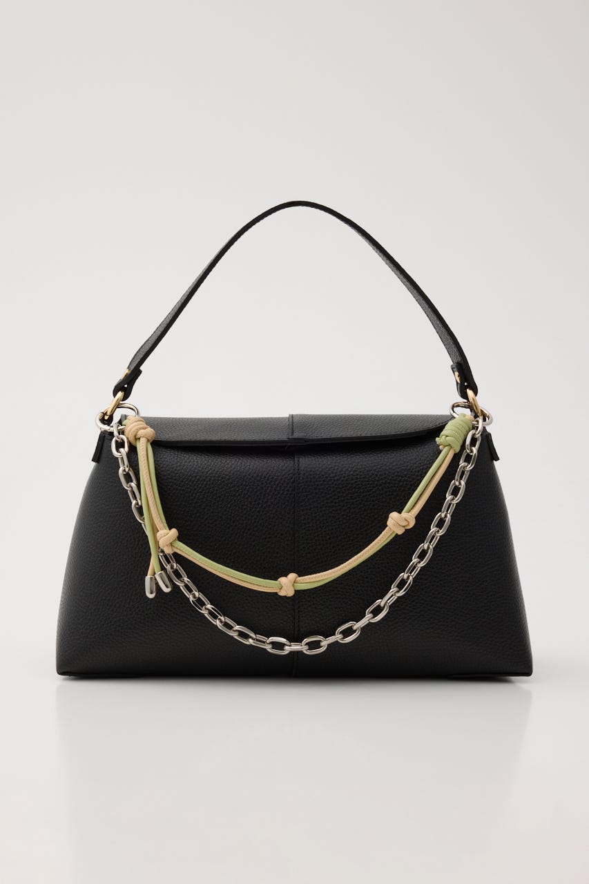 【OLISTIA】チャーム トートバッグ BLK FREE