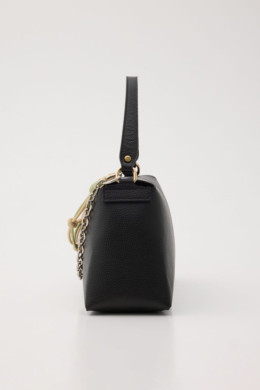 【OLISTIA】チャーム トートバッグ BLK FREE