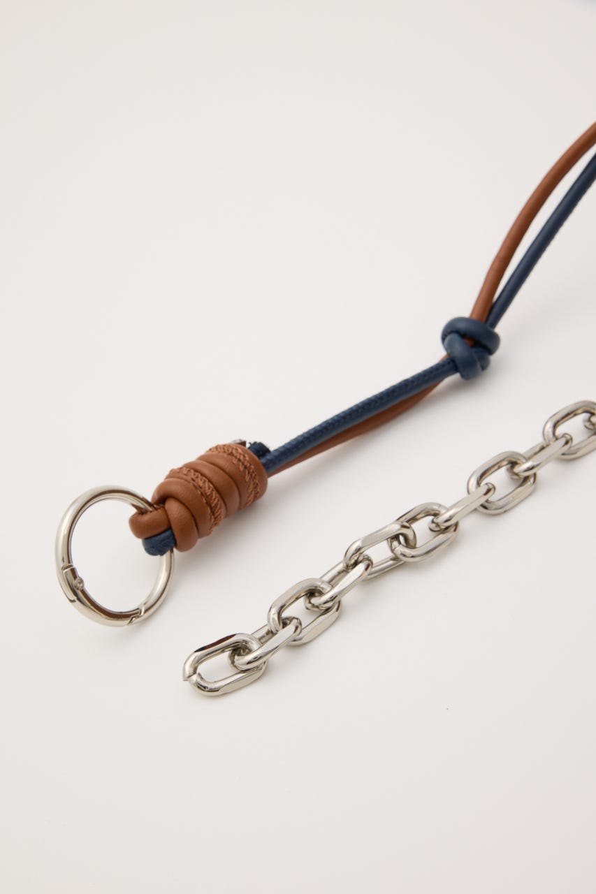 【OLISTIA】チャーム トートバッグ BRN FREE