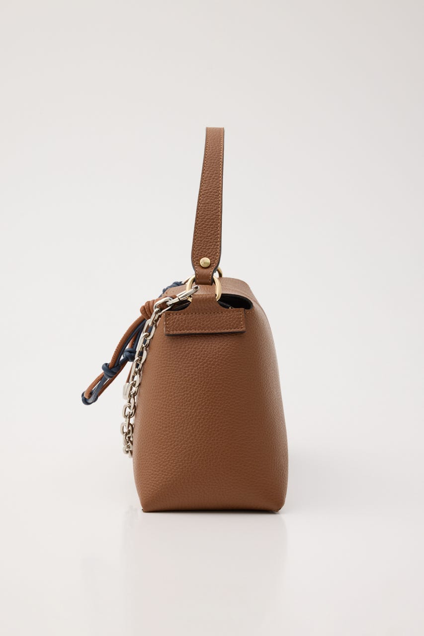 【OLISTIA】チャーム トートバッグ BRN FREE