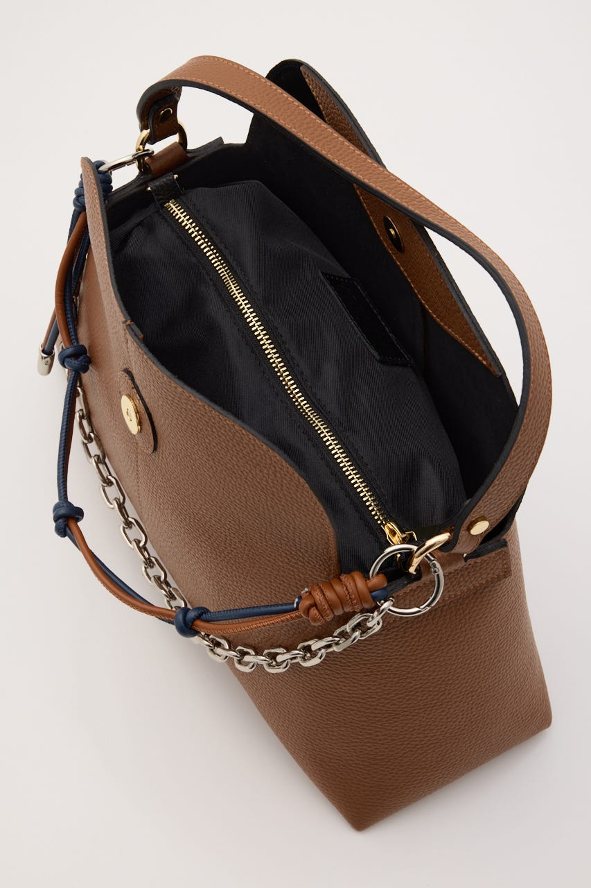 【OLISTIA】チャーム トートバッグ BRN FREE