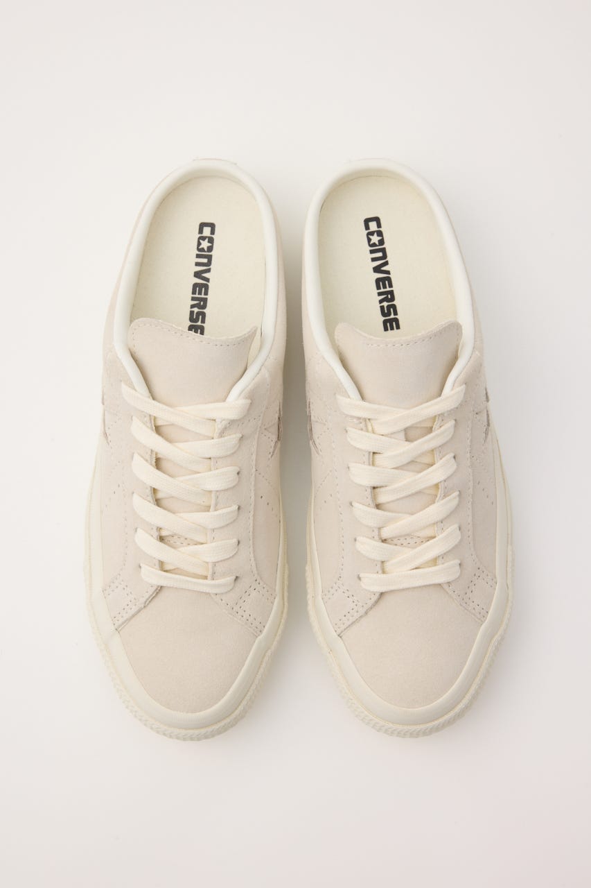 【CONVERSE】ワンスター スエード ミュール O/WHT 24.0cm