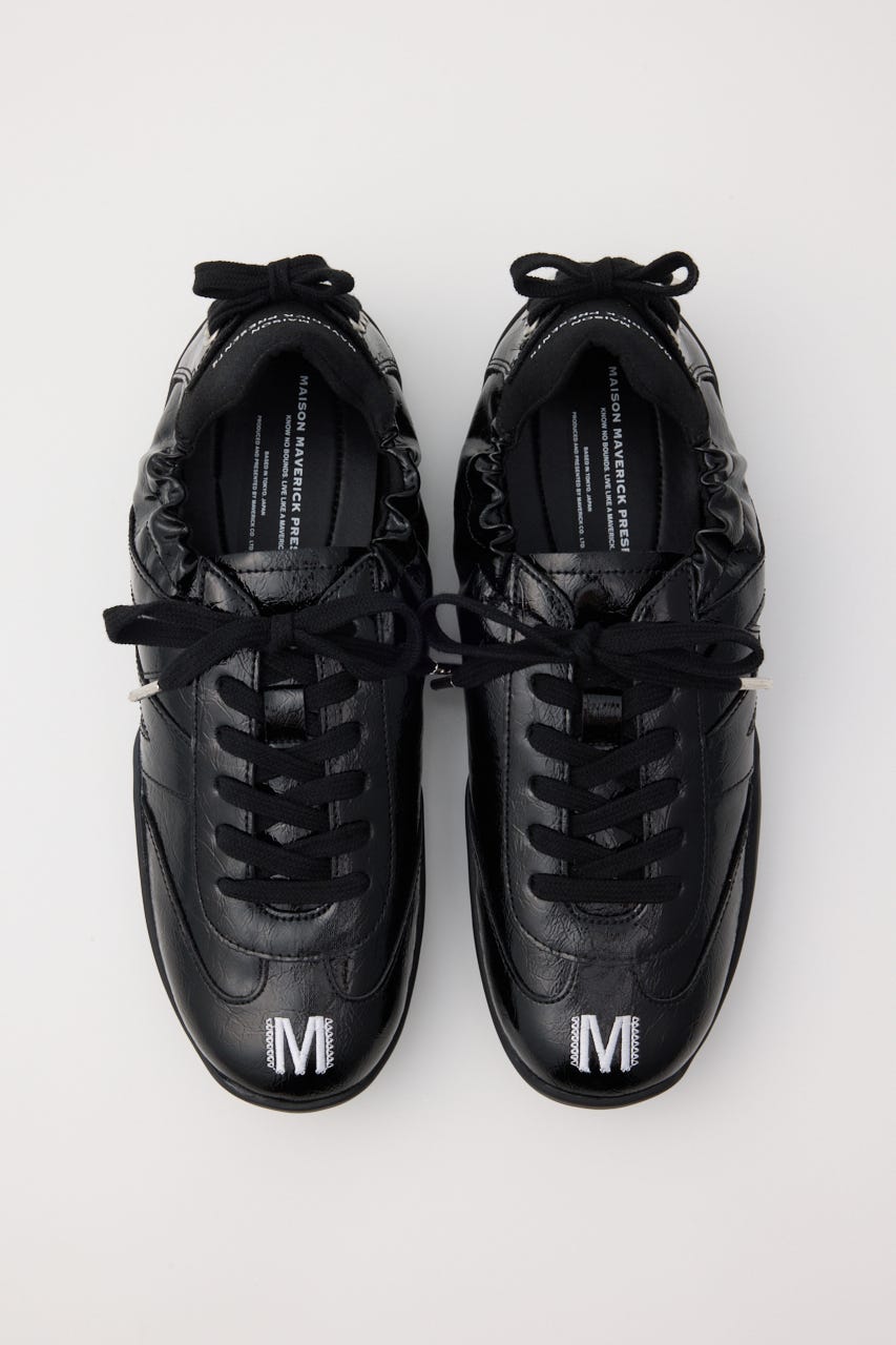 【MAISON MAVERICK PRESENTS】Ballerina Track スニーカー BLK ３６