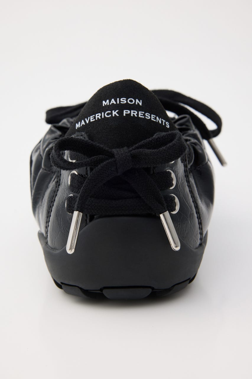 【MAISON MAVERICK PRESENTS】Ballerina Track スニーカー BLK ３６