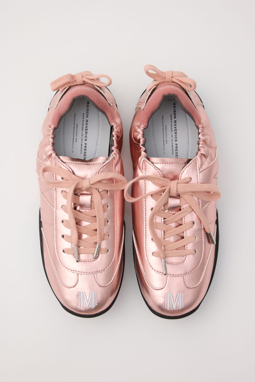 【MAISON MAVERICK PRESENTS】Ballerina Track スニーカー PNK ４０