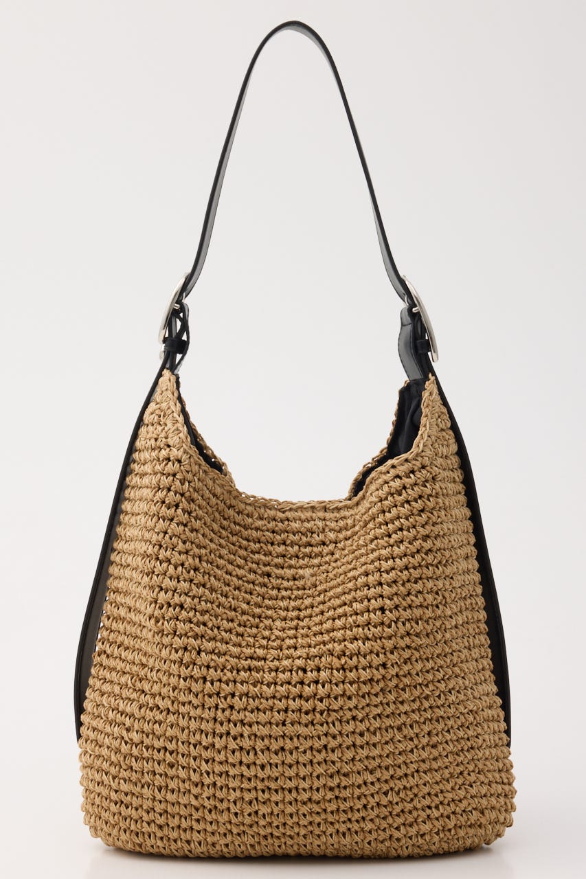 【SHEL'TTER SELECT】フリーハンドルクロッシュトートバッグ BLK FREE