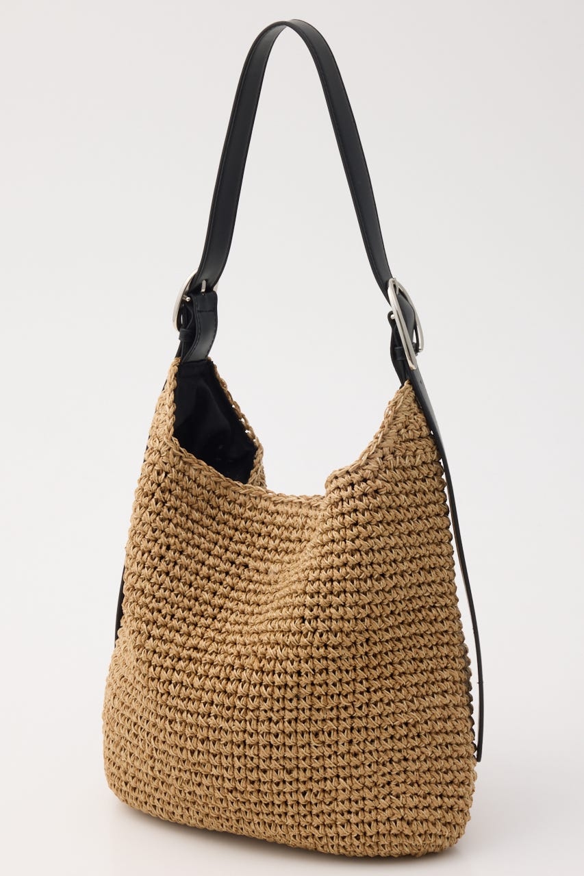 【SHEL'TTER SELECT】フリーハンドルクロッシュトートバッグ BLK FREE