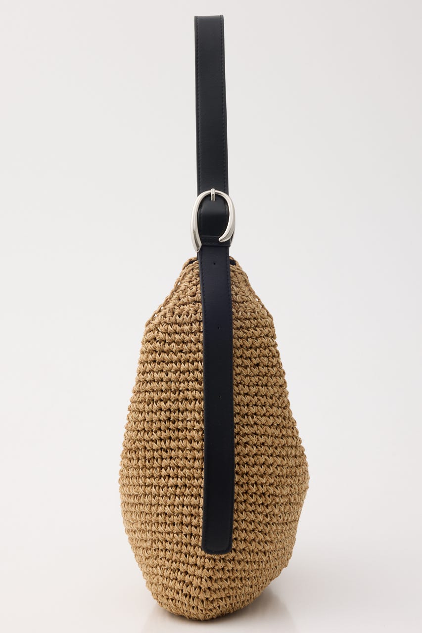 【SHEL'TTER SELECT】フリーハンドルクロッシュトートバッグ BLK FREE