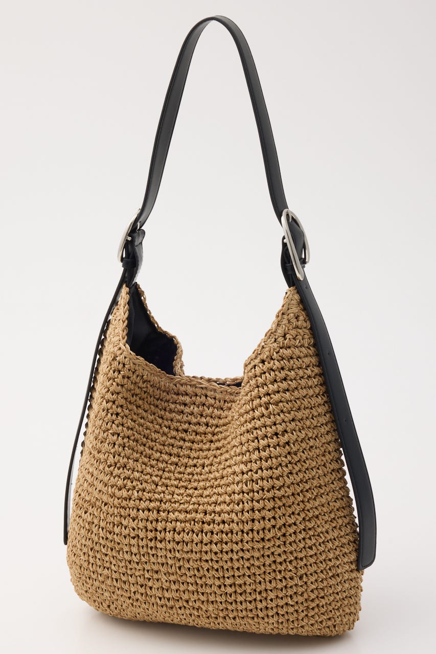 【SHEL'TTER SELECT】フリーハンドルクロッシュトートバッグ BLK FREE