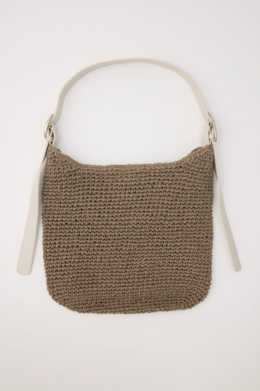 【SHEL'TTER SELECT】フリーハンドルクロッシュトートバッグ WHT FREE