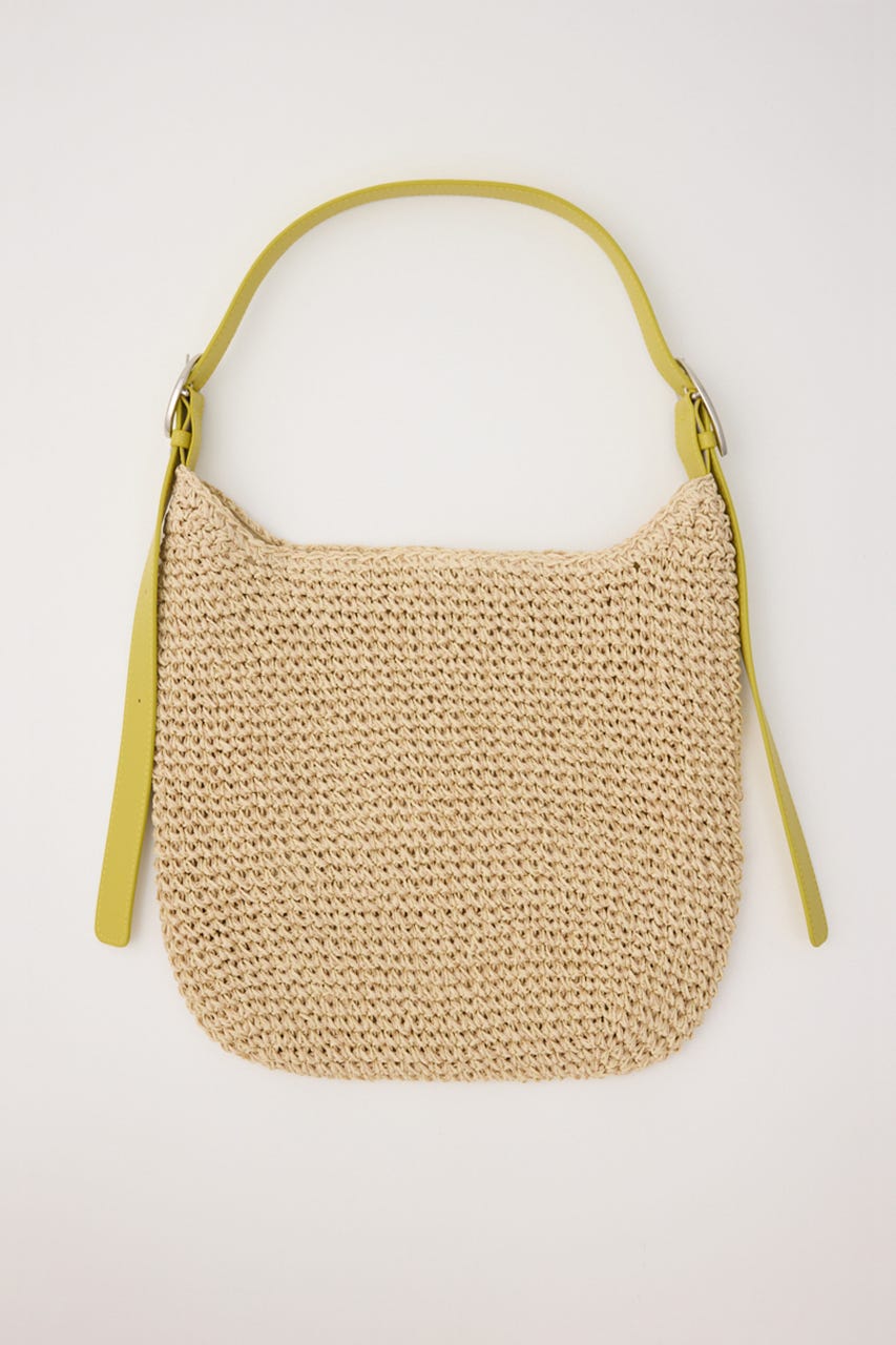 【SHEL'TTER SELECT】フリーハンドルクロッシュトートバッグ YEL FREE