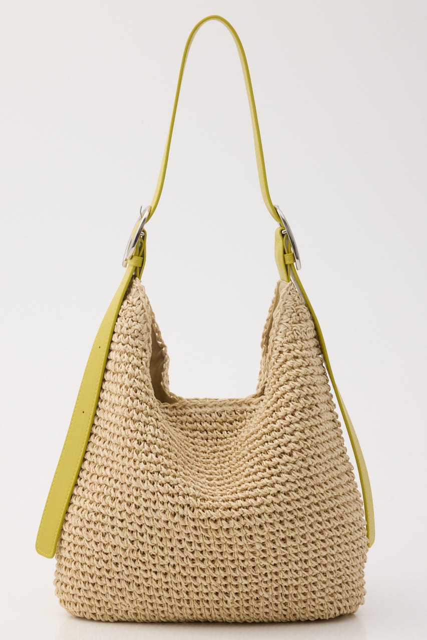 【SHEL'TTER SELECT】フリーハンドルクロッシュトートバッグ YEL FREE