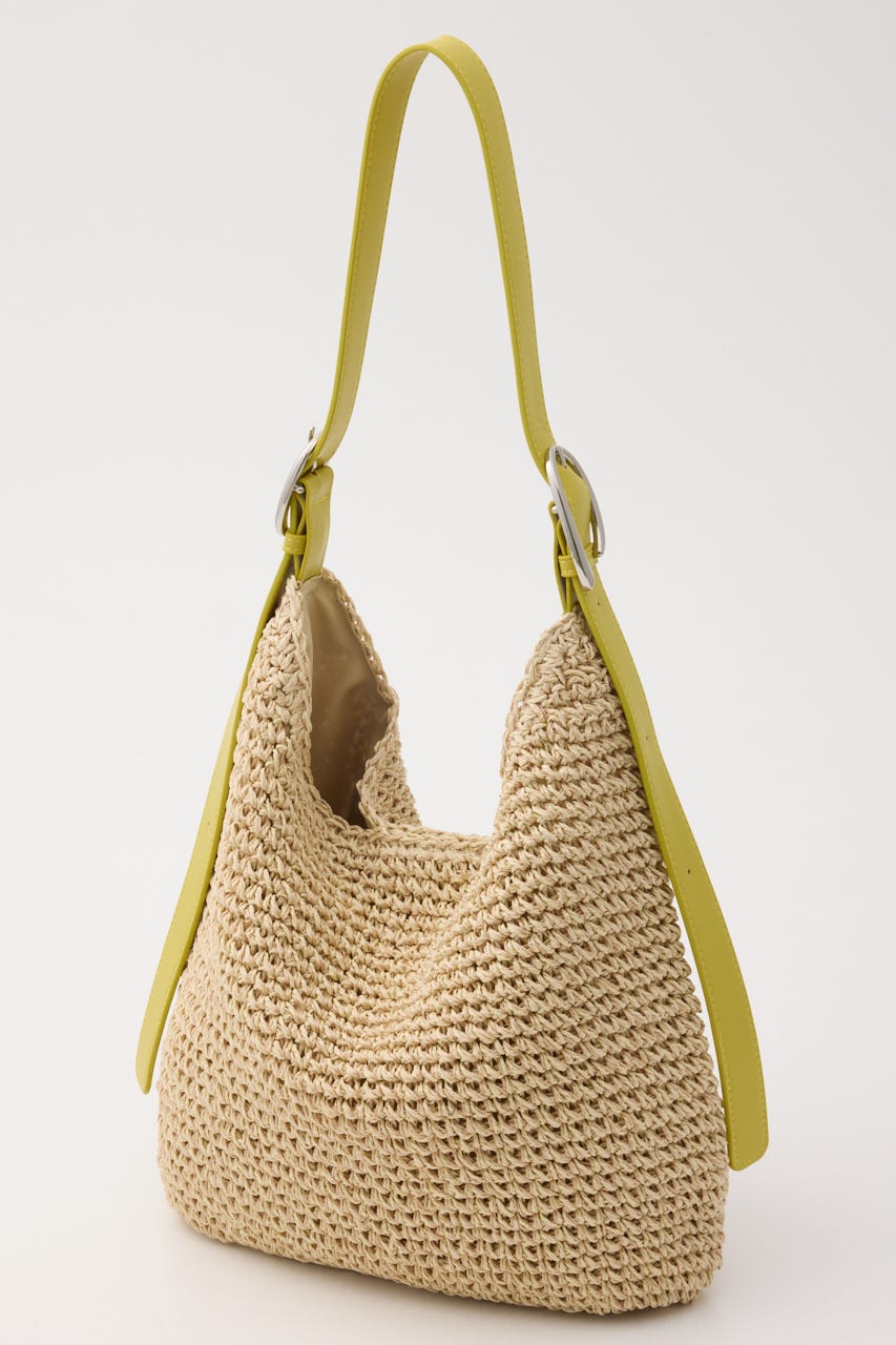 【SHEL'TTER SELECT】フリーハンドルクロッシュトートバッグ YEL FREE