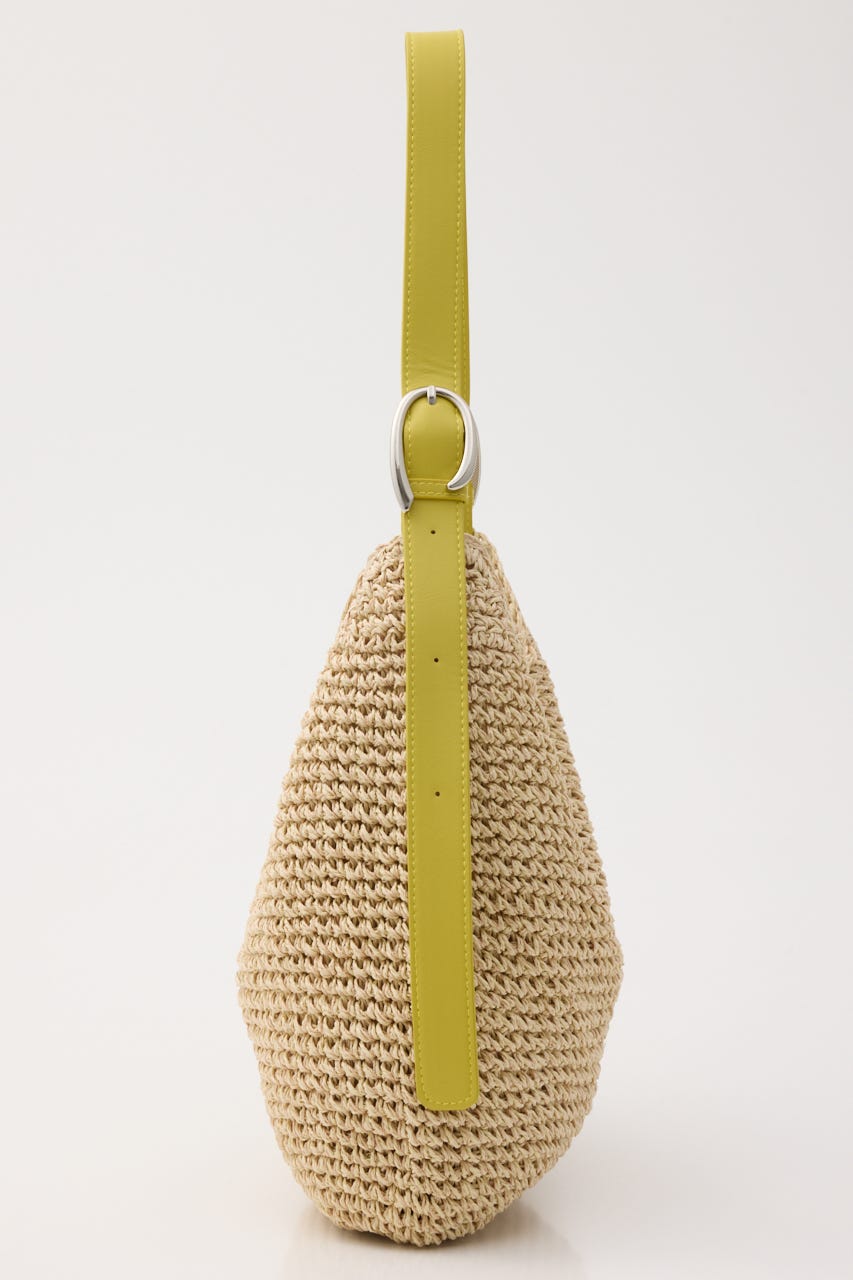 【SHEL'TTER SELECT】フリーハンドルクロッシュトートバッグ YEL FREE