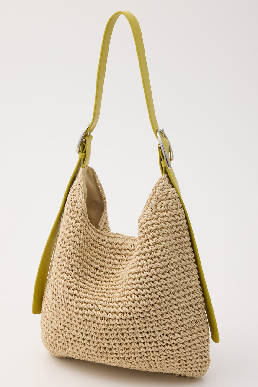 【SHEL'TTER SELECT】フリーハンドルクロッシュトートバッグ YEL FREE