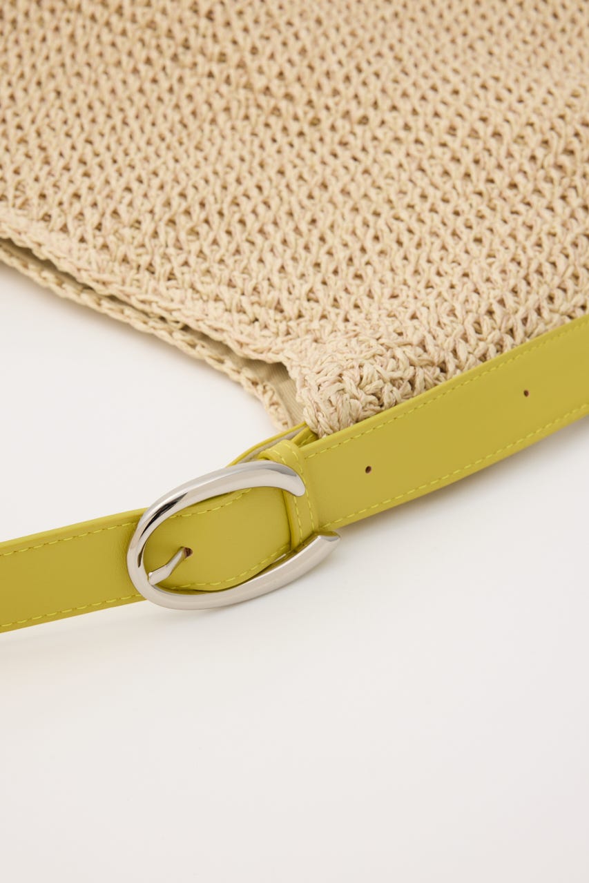 【SHEL'TTER SELECT】フリーハンドルクロッシュトートバッグ YEL FREE