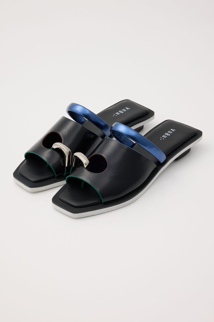 【VEGE】Float Ring サンダル BLK 36