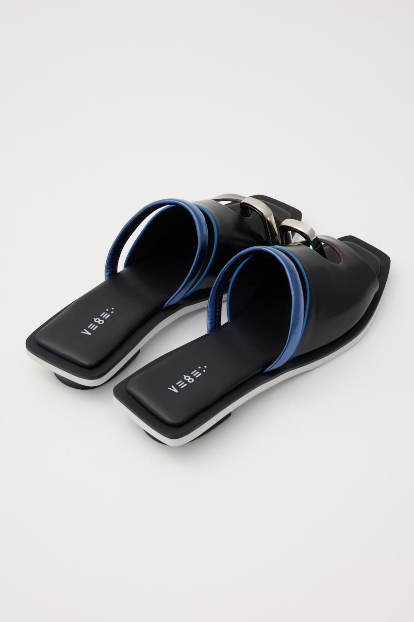 【VEGE】Float Ring サンダル BLK 36