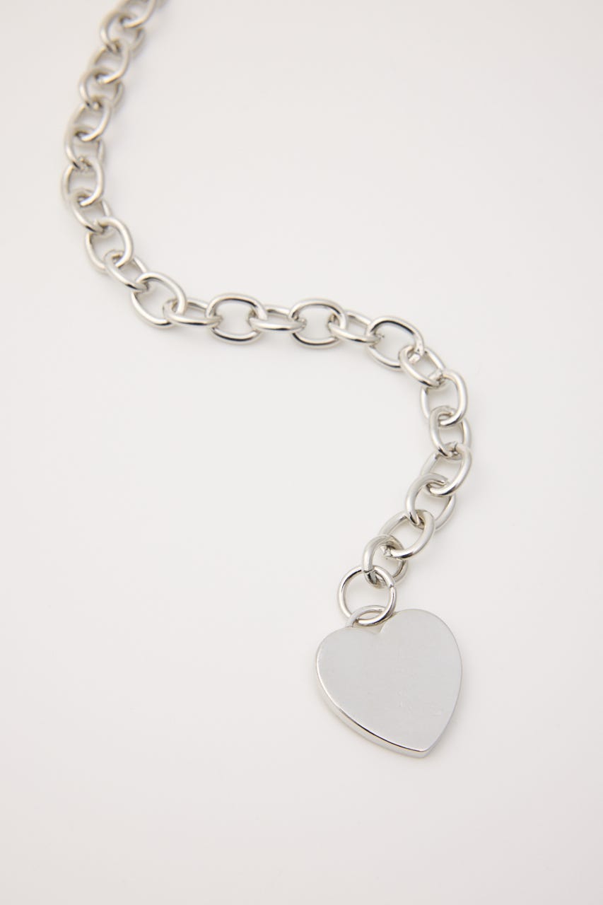 【SHEL'TTER SELECT】Heart  Charm ベルト SLV FREE