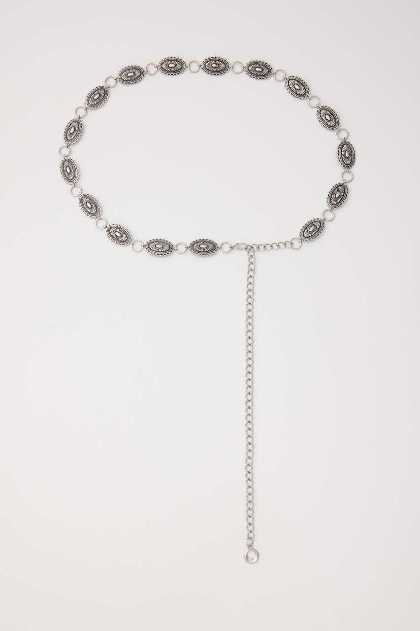【SHEL'TTER SELECT】Concho ベルト SLV FREE