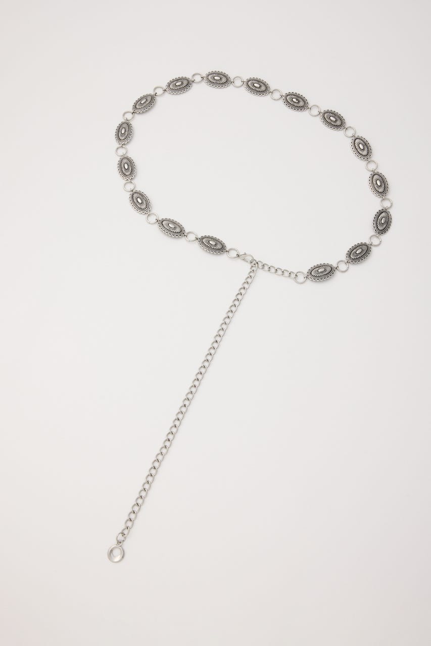 【SHEL'TTER SELECT】Concho ベルト SLV FREE