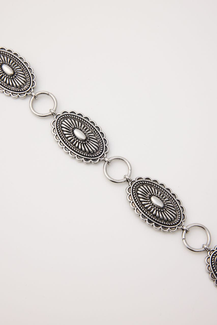 【SHEL'TTER SELECT】Concho ベルト SLV FREE