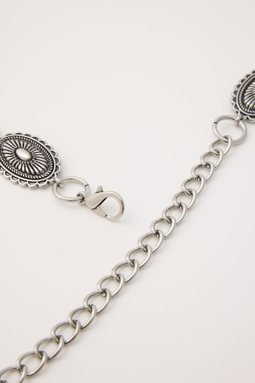 【SHEL'TTER SELECT】Concho ベルト SLV FREE
