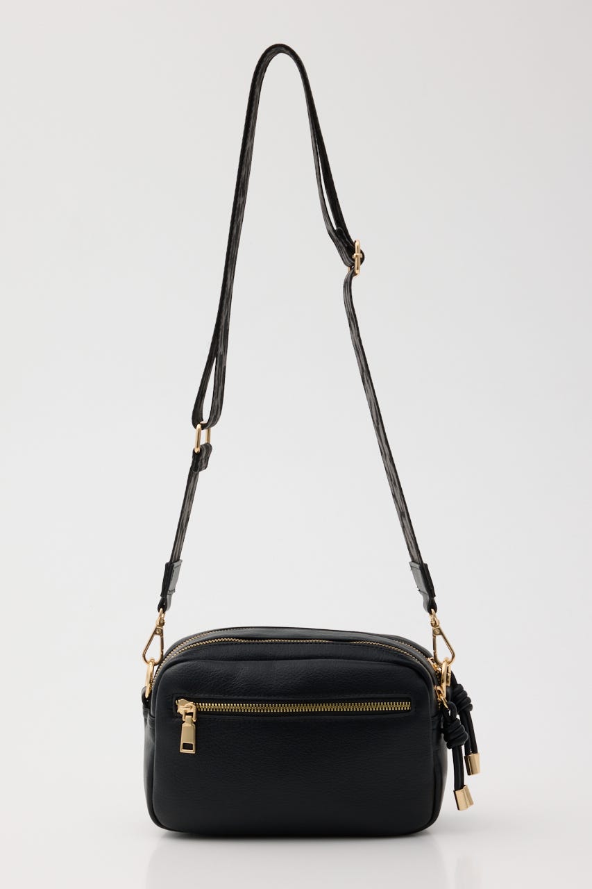 【SHEL'TTER SELECT】2ショルダー付ボックスバッグ BLK FREE