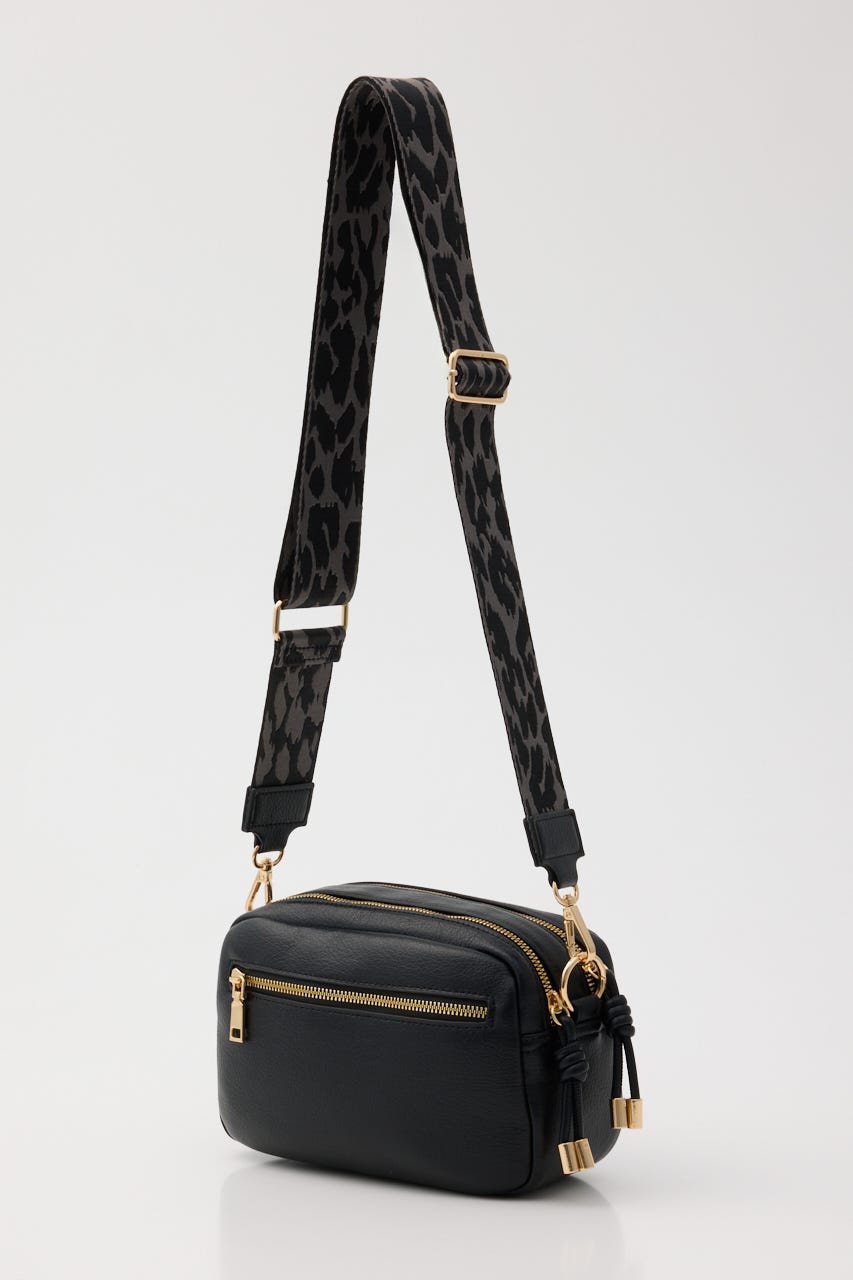 【SHEL'TTER SELECT】2ショルダー付ボックスバッグ BLK FREE