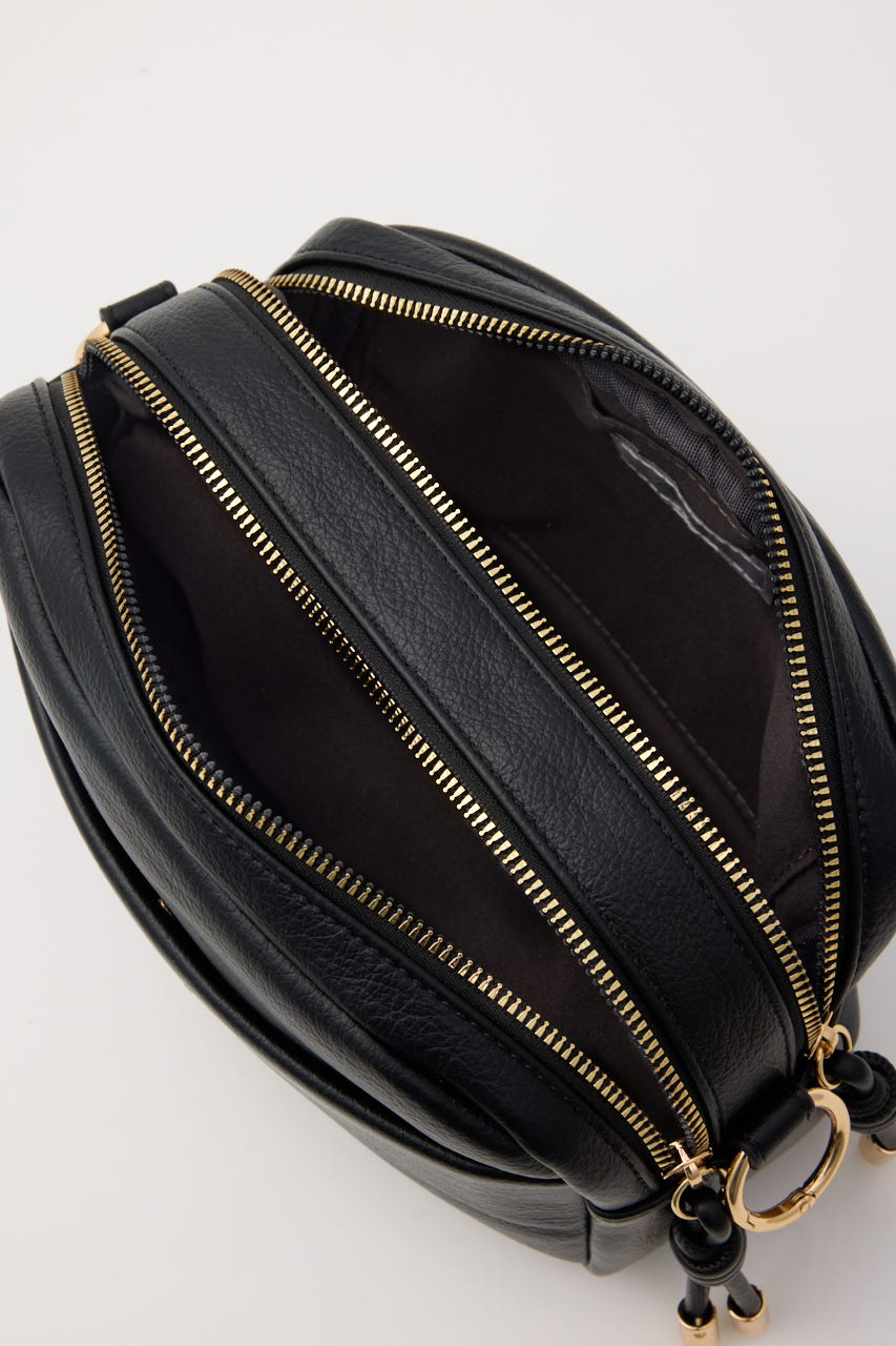 【SHEL'TTER SELECT】2ショルダー付ボックスバッグ BLK FREE
