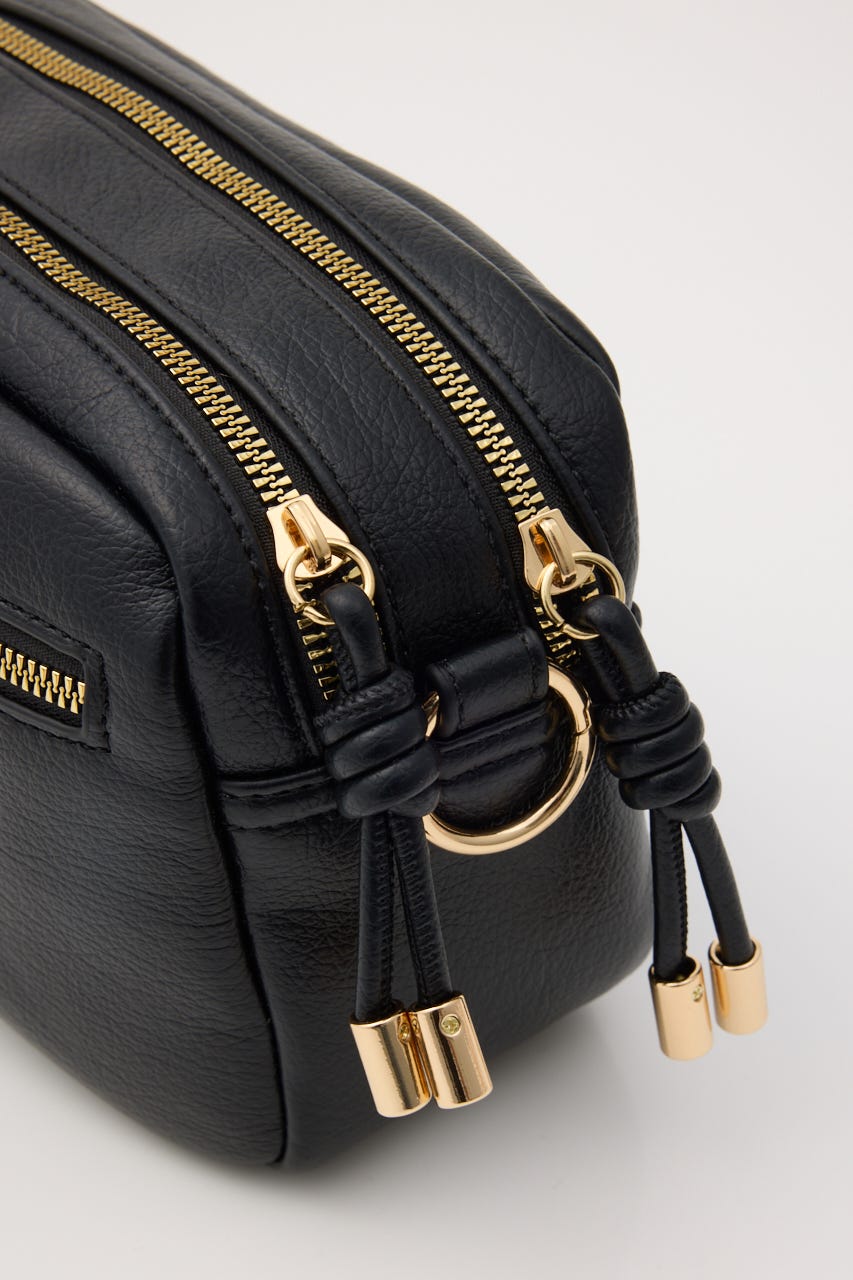 【SHEL'TTER SELECT】2ショルダー付ボックスバッグ BLK FREE